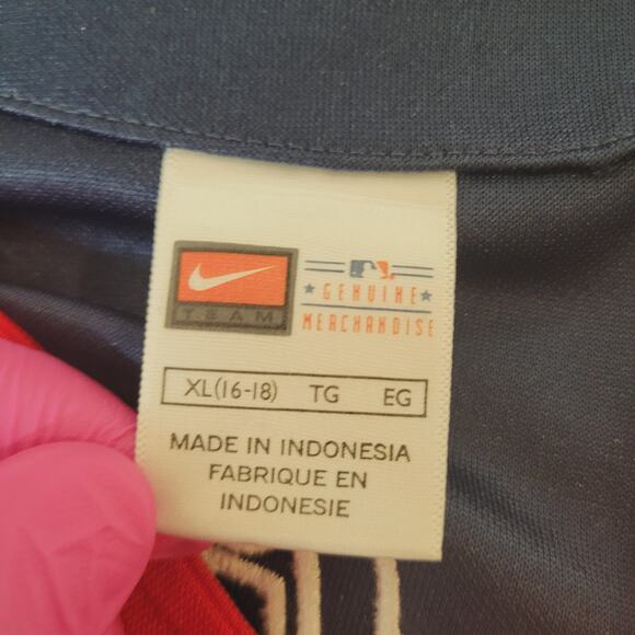 VTG Y2K Nike Cardinals Jersey Womens L Embroidered Button Up - Picture 6 of 7